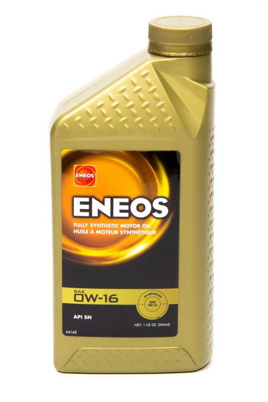 Eneos Motor Oil 0w16 Synthetic 1 Qt Each 3251 300