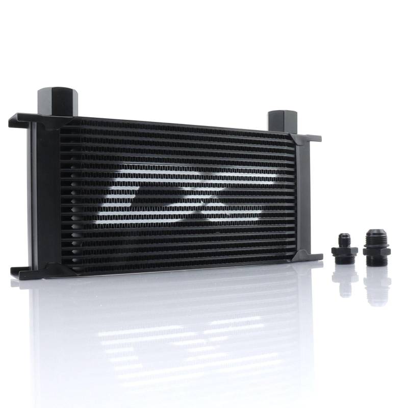 Earls UltraPro Oil Cooler - Black - 19 Rows - Wide Cooler - 10 O-Ring Boss Female Ports 419ERL - Foto 6
