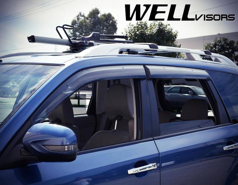 WellVisors Side Window Deflectors Subaru Forester 0913 Premium Series