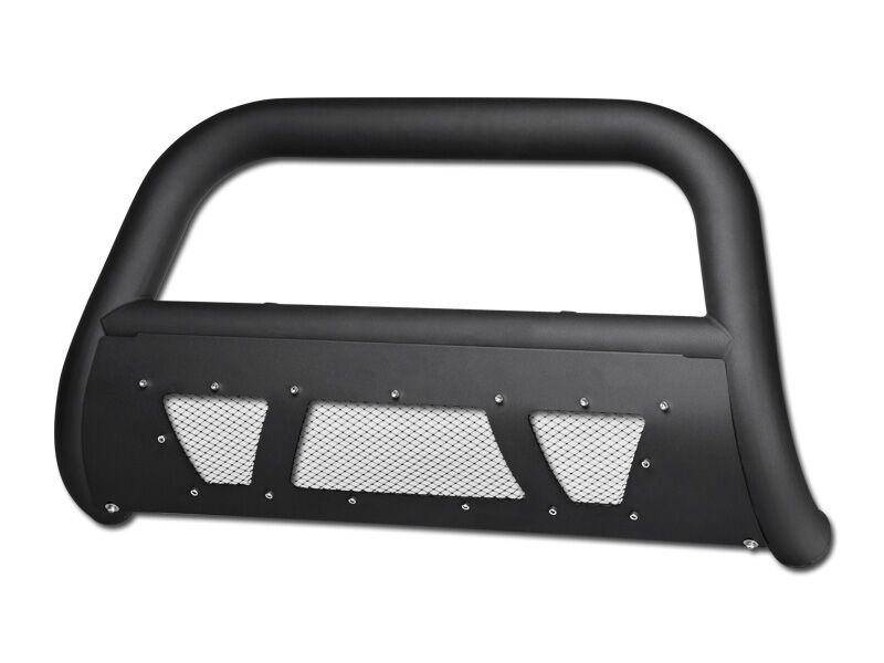 For 2021-2023 Tahoe/Suburban Matte Blk Studded Mesh Bull Bar Brush Bumper Guard