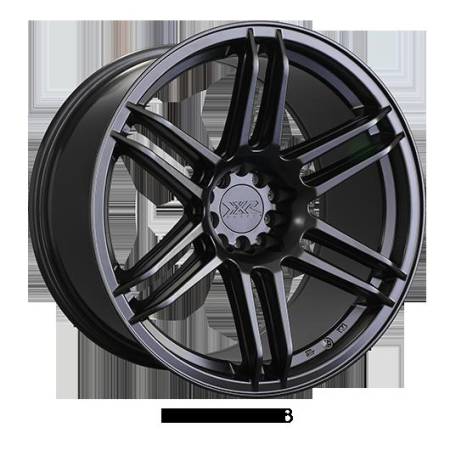 XXR Wheels - XXR Wheel Rim 558 18X8.75 5x100/5x114.3 ET19 73.1CB Flat Black