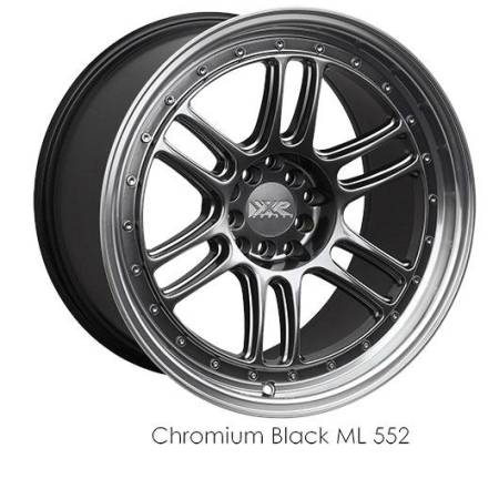 XXR Wheels - XXR Wheel Rim 552 18X10 5x100/5x114.3 ET21 73.1CB Chromium Black / ML