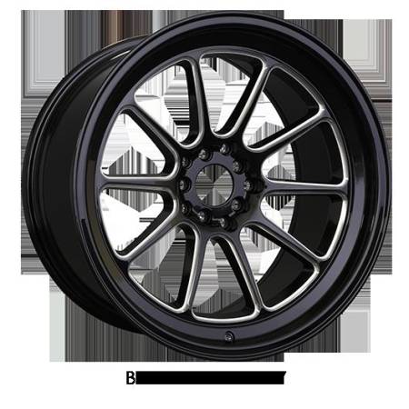 XXR Wheels - XXR Wheel Rim 557 18x8.5 5x100/5x114.3 ET15 73.1CB Black / Milled