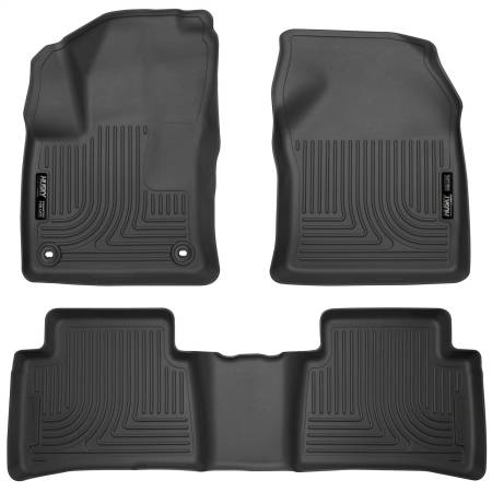 Husky Liners - Husky Liners 2016 Toyota Prius Weatherbeater Black Front & 2nd Seat Floor Liners (Footwell Coverage)