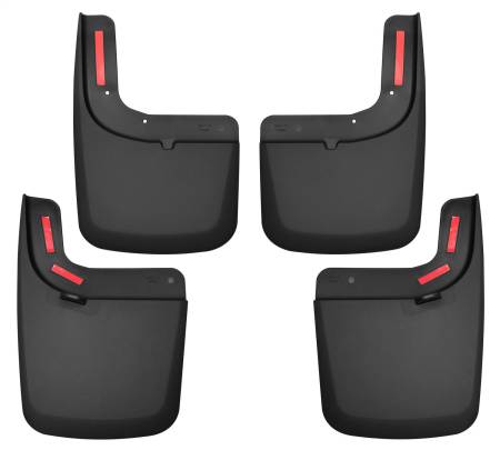 Husky Liners - Husky Liners 17 Ford F-250 Super Duty / F-350 Super Duty Front and Rear Mud Guards (w/ Flares) Black