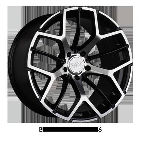 XXR Wheels - XXR Wheels Rim 566 18x10 5x114.3 ET20 73.1CB Black / Machined