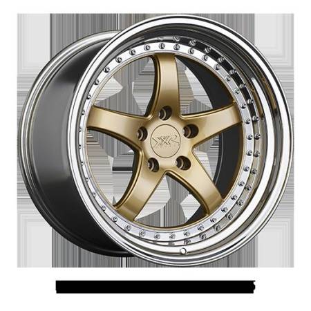 XXR Wheels - XXR Wheels Rim 565 18x8.5 5x108 ET35 73.1CB Hyper Gold / Platinum Lip
