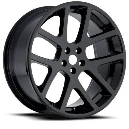 Factory Reproductions Wheels - FR Series 64 Replica Dodge Viper Wheel 22X9 5X115 ET18 71.5CB Gloss Black