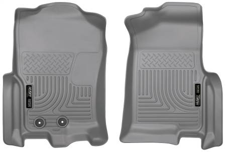Husky Liners - Husky Liners 2015 Ford Expedition/Lincoln Navigator WeatherBeater Front Grey Floor Liners