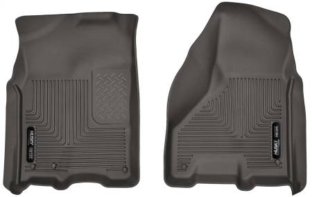 Husky Liners - Husky Liners 09-17 Dodge Ram 1500 Crew Cab X-Act Contour Cocoa Front Floor Liners (A/T Only)