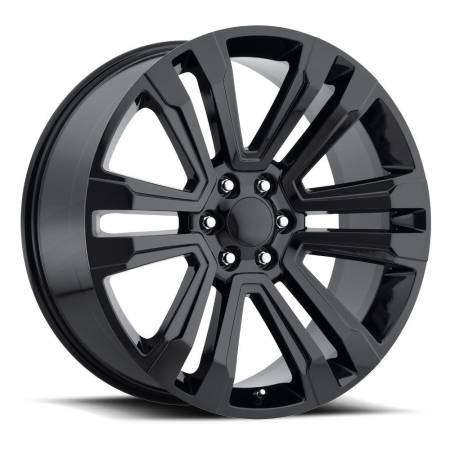 Factory Reproductions Wheels - FR Series 72 Replica Denali Wheel 24X10 6X5.5 ET30 78.1CB Gloss Black