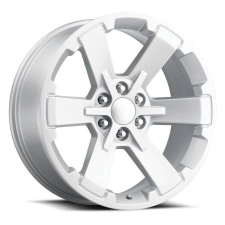 Factory Reproductions Wheels - FR Series 45 Replica 6 Star Wheel 24X10 6X5.5 ET30 78.1CB Silver