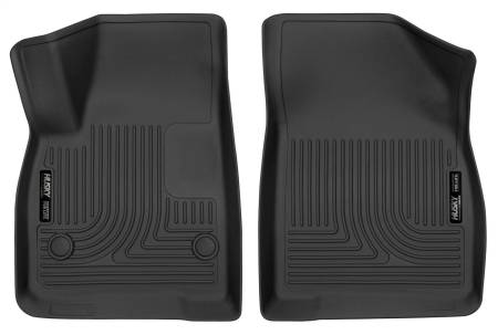 Husky Liners - Husky Liners 17-18 Cadillac XT5/17-18 GMC Acadia 2nd Row Bench X-Act Contour Black Front Floor Liner