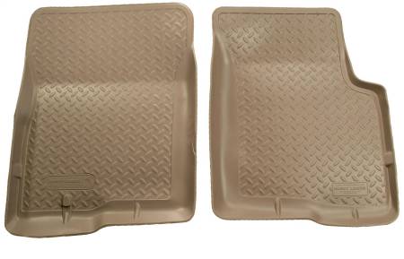 Husky Liners - Husky Liners 01-04 Toyota Tacoma Double Cab Classic Style Tan Floor Liners
