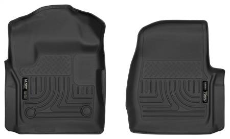 Husky Liners - Husky Liners 2017 Ford F250/F350 Series Standard Cab X-Act Contour Black Floor Liners