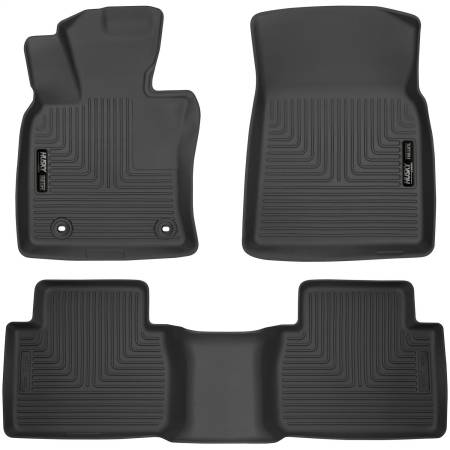 Husky Liners - Husky Liners 2018 Toyota Camry Weatherbeater Black Front & 2nd Seat Floor Liners