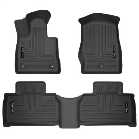 Husky Liners - Husky Liners 2020 Ford Explorer Weatherbeater Black Front & 2nd Seat Floor Liners
