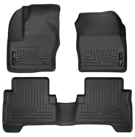 Husky Liners - Husky Liners 2013 Ford Escape WeatherBeater Combo Black Floor Liners