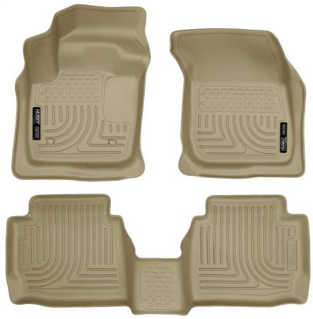 Husky Liners - Husky Liners 13 Ford Fusion WeatherBeater Combo Tan Floor Liners