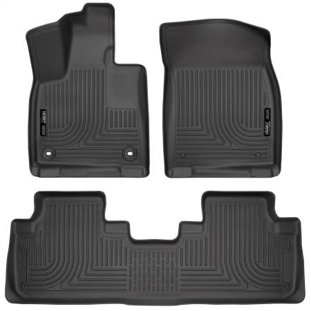 Husky Liners - Husky Liners Weatherbeater 16-17 Lexus RX350 / 16-17 RX450H Front & 2nd Seat Floor Liners - Black