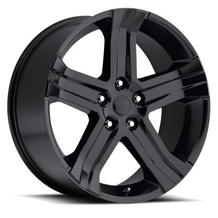 Factory Reproductions Wheels - FR Series 69 Replica Ram 1500 Wheel 22X9 5X5.5 ET20 77.8CB Gloss Black
