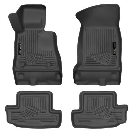 Husky Liners - Husky Liners 16-17 Chevy Camaro WeatherBeater Front and Second Row Black Floor Liners