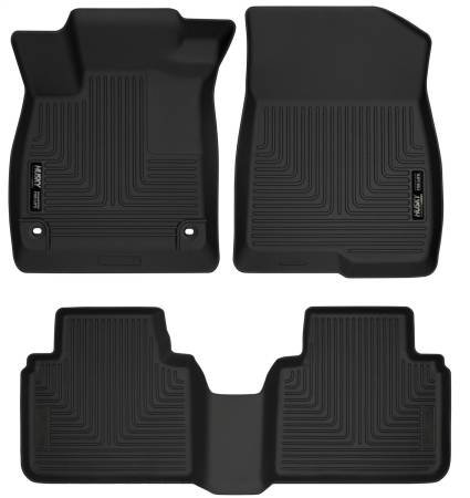 Husky Liners - Husky Liners 2018 Honda Accord WeatherBeater Black Front & 2nd Seat Floor Liners