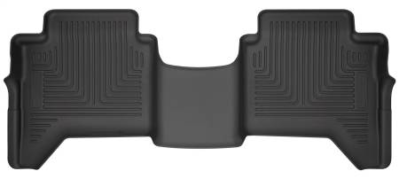 Husky Liners - Husky Liners 2019 Ford Ranger SuperCrew WeatherBeater 2nd Row Black Floor Liners
