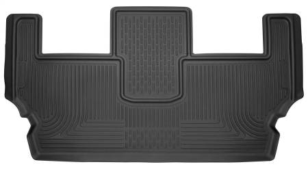 Husky Liners - Husky Liners 2017 Chrysler Pacifica (Stow and Go) 3rd Row Black Floor Liners