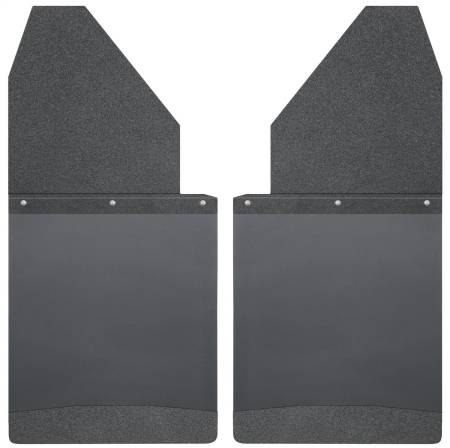 Husky Liners - Husky Liners Universal 14in W Black Top & Weight Kick Back Mud Flaps