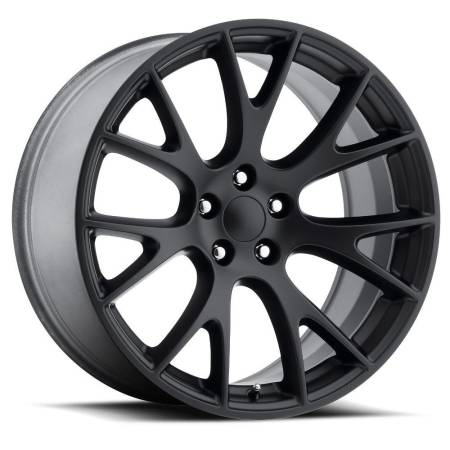 Factory Reproductions Wheels - FR Series 70 Replica Hellcat Wheel 20X9.5 5X115 ET15 71.5CB Satin Black
