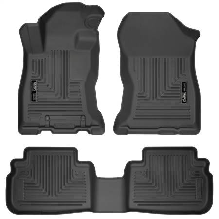 Husky Liners - Husky Liners 2019 Subaru Forester Weatherbeater Black Front & 2nd Seat Floor Liners
