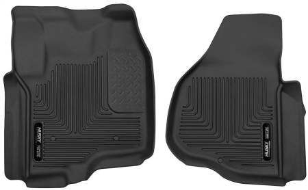Husky Liners - Husky Liners 12-13 F-250/F-350/F-450 Super Duty X-Act Contour Black Front Floor Liners
