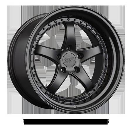 XXR Wheels - XXR Wheels Rim 565 18x8.5 5x120 ET35 73.1CB Flat Black / Gloss Black Lip
