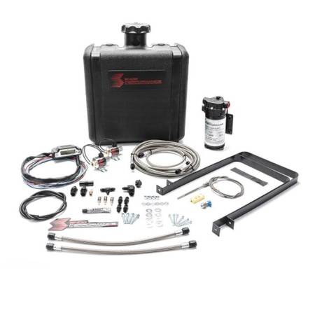 Snow Performance - Snow Performance Diesel Stage 3 Boost Cooler Water-Methanol Injection Kit Dodge 5.9L Cummins (Stainless Steel Braided Line, 4AN Fittings)