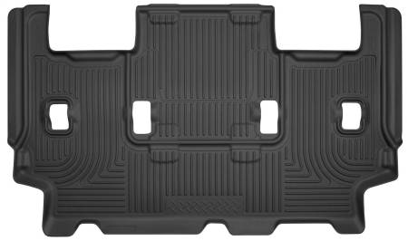 Husky Liners - Husky Liners 07-10 Ford Expedition/Lincoln Navigator WeatherBeater 3rd Row Black Floor Liner