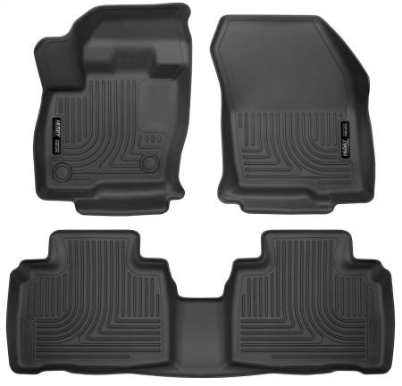 Husky Liners - Husky Liners 2015 Ford Edge WeatherBeater Front & 2nd Row Combo Black Floor Liners