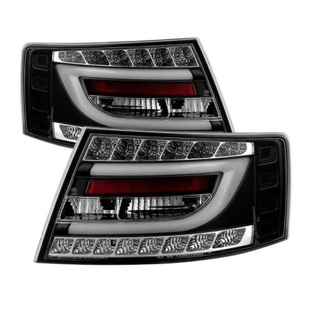 Spyder Auto - Spyder Audi A6 05-08 4Dr Sedan Only (Does not fit Quattro) Light Bar LED Tail Lights - LED Model Only ( Not Compatible With Incandescent Model ) - Black