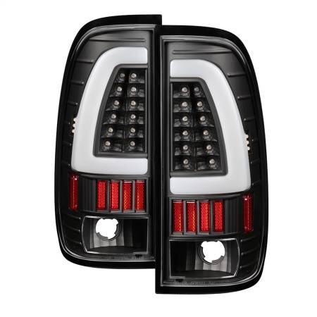 Spyder Auto - XTune Ford F150 Styleside 97-03 / F250/350/450/550 Super Duty 99-07 Light Bar LED Tail Lights - Black