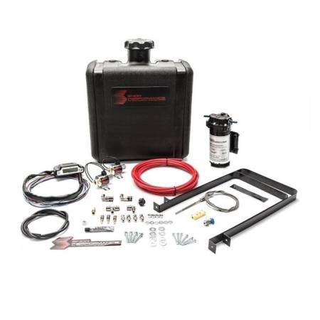 Snow Performance - Snow Performance Diesel Stage 3 Boost Cooler Water-Methanol Injection Kit Ford 7.3/6.0/6.4/6.7 Powerstroke (Red High Temp Nylon Tubing, Quick-Connect Fittings)