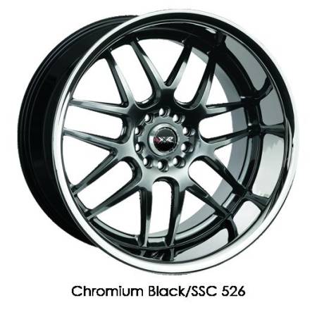 XXR Wheels - XXR Wheel Rim 526 20X9 5x114.3/5x120 ET13 73.1CB Chromium Black / SSC