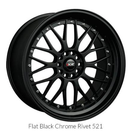 XXR Wheels - XXR Wheel Rim 521 18X8.5 5x100/5x114.3 ET35 73.1CB Flat Black