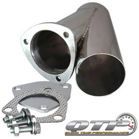 QTP (Quick Time Performance) - QTP 3.5in Weld-On QTEC Exhaust Cutout Y-Pipe