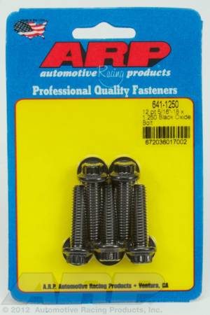 ARP - ARP 5/16-18 x 1.250 12pt black oxide bolts 641-1250
