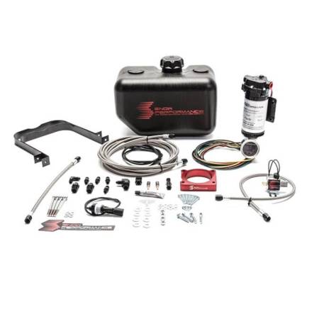 Snow Performance - Snow Performance Stage 2 Boost Cooler 2010-2017 Ford F-150 3.5L EcoBoost Water-Methanol Injection Kit (Stainless Steel Braided Line, 4AN Fittings)