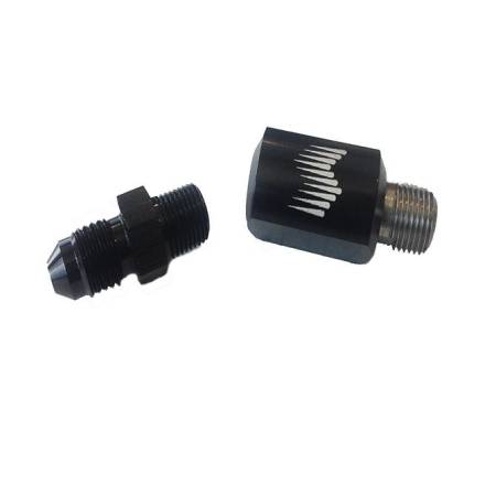 Snow Performance - Snow Performance Low Profile Water-Methanol Nozzle Holder 4AN Elbow