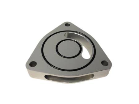 Torque Solution - Torque Solution Blow Off BOV Sound Plate (Silver): Kia Optima 2.0T
