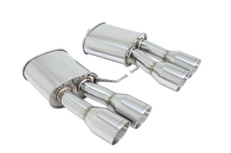 Megan Racing - Megan Racing Supremo Exhaust System: BMW F10 M5 2011+ Stainless Roll Tips