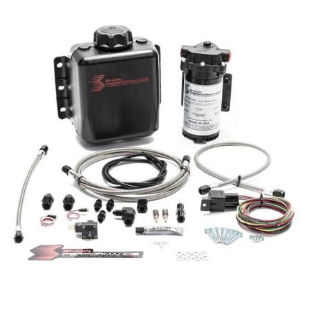Snow Performance - Snow Performance Diesel Stage 1 Boost Cooler Water-Methanol Injection Kit (Stainless Steel Braided Line, 4AN Fittings)