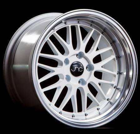 JNC Wheels - JNC Wheels Rim JNC005 White Machined Lip 17x9.5 5x120 ET32